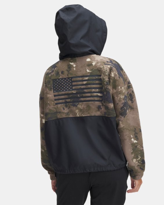 Women's Project Rock Turbo Fleece Veterans Day Pullover Women's Project Rock Turbo Fleece Veterans Day Pullover